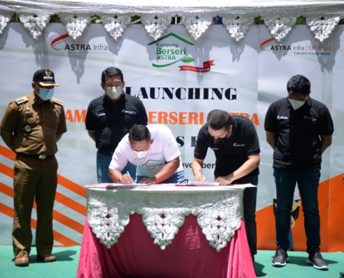 Penandatanganan MOU Kerjasama Kampung Berseri ASTRA (KBA) ASTRA Tol Cipali